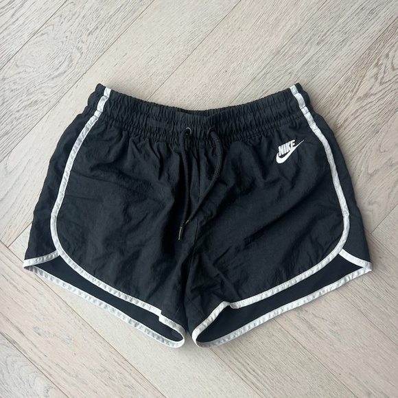 nike workout track running athletic shorts - black & white, size S - Picture 4 of 6